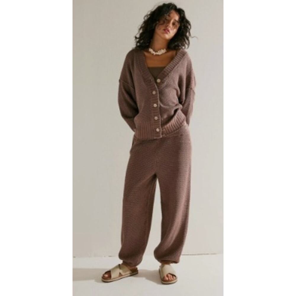 NWOT Free People Free-est Hailee Cardi Set | Brown | Size Medium